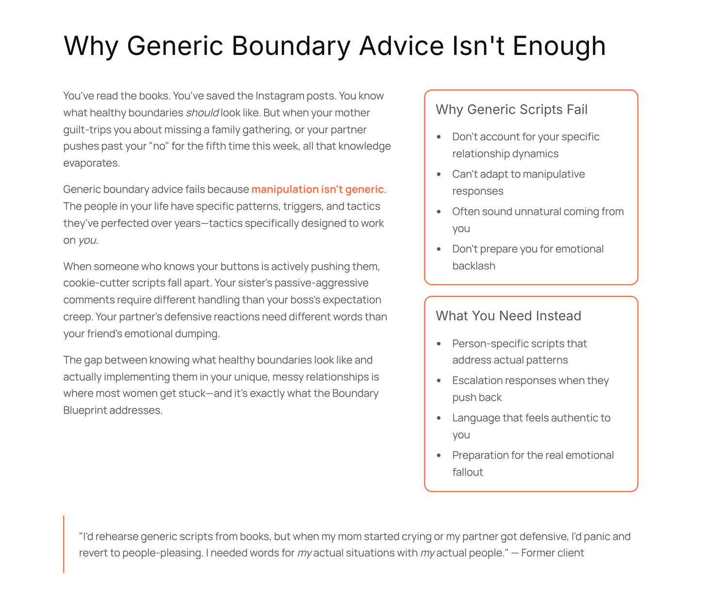 64% OFF SALE: The Boundary Blueprint + Script Library