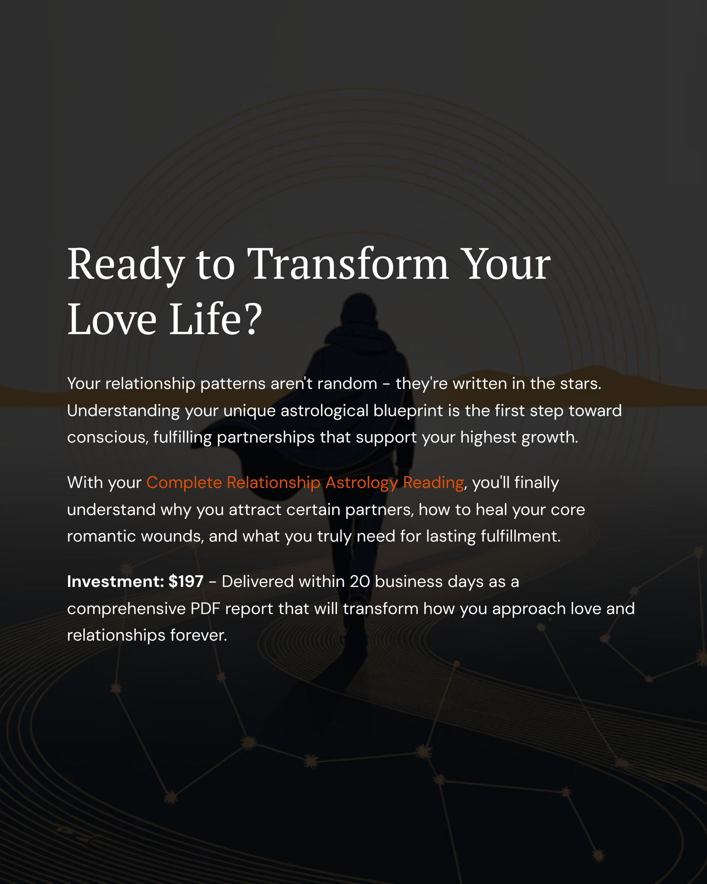 FLASH SALE: Complete Relationship Astrology Reading