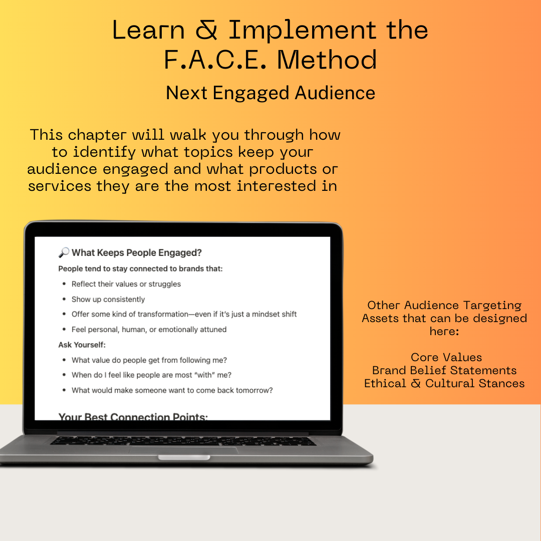 Notion FACE Method Brand Strategy Template