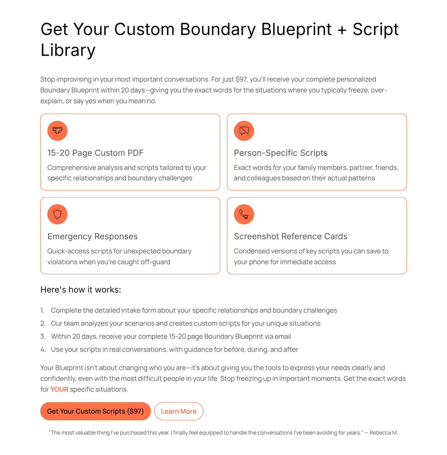 64% OFF SALE: The Boundary Blueprint + Script Library