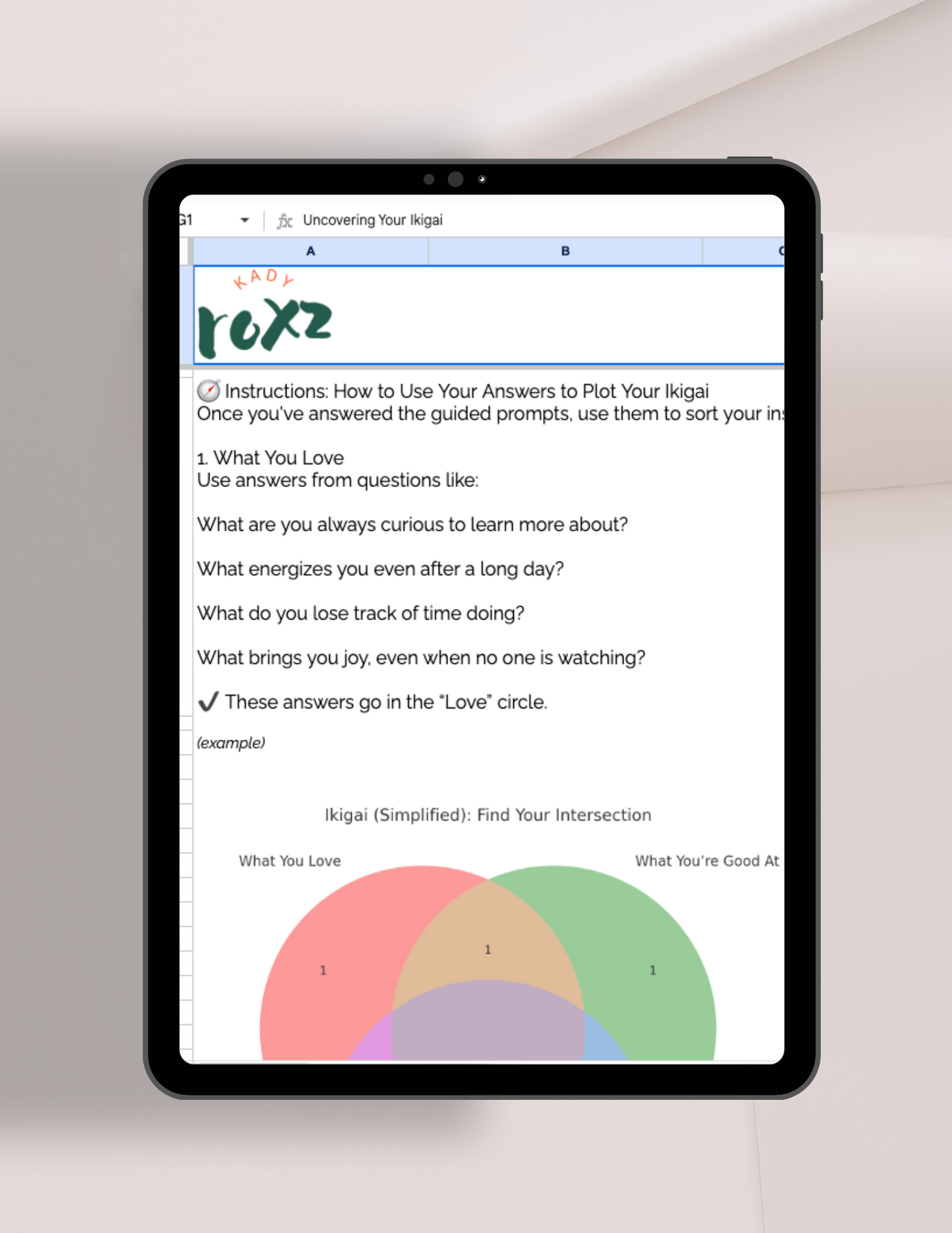 The Passion, Not Pressure Career Workbook (Digital)
