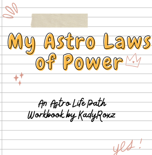 My Astro Laws of Power - A Saturn & Pluto Workbook & Guide